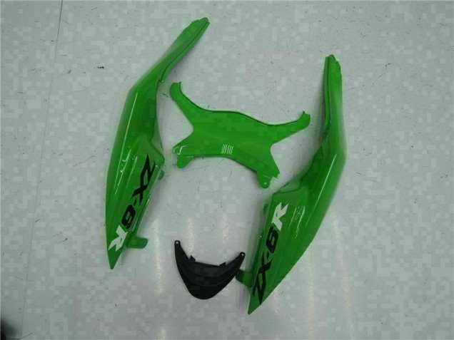 09-12 Black Green Kawasaki ZX6R Motorcycle Fairings 09-12 Black Green Kawasaki ZX6R Motorcycle Fairings