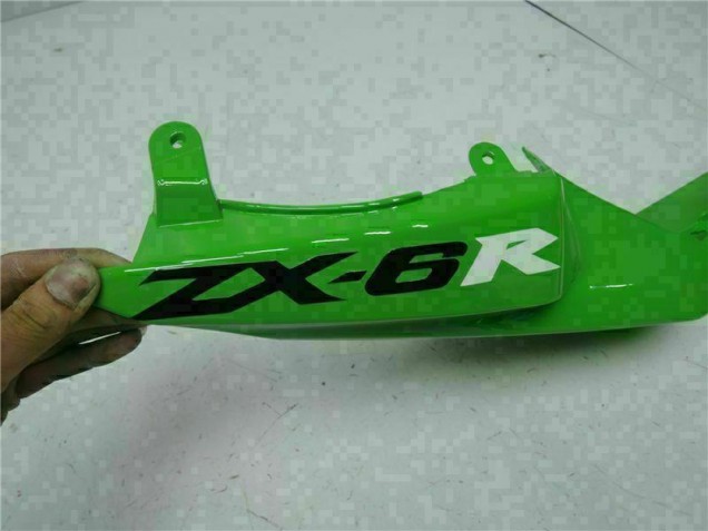 09-12 Black Green Kawasaki ZX6R Motorcycle Fairings 09-12 Black Green Kawasaki ZX6R Motorcycle Fairings