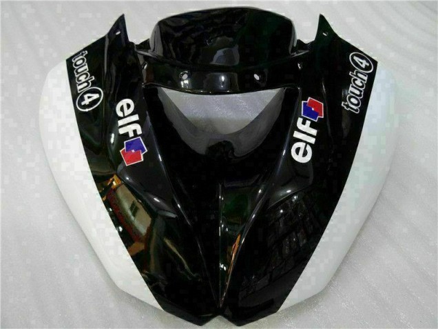 09-12 Black White 3M Touch4 Kawasaki ZX6R Motorcycle Fairing 09-12 Black White 3M Touch4 Kawasaki ZX6R Motorcycle Fairing