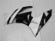 09-12 Black White Kawasaki ZX6R Motorcycle Fairings 09-12 Black White Kawasaki ZX6R Motorcycle Fairings