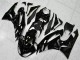 09-12 Black White Ninja Kawasaki ZX6R Motorcycle Fairings 09-12 Black White Ninja Kawasaki ZX6R Motorcycle Fairings