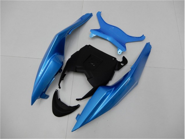 09-12 Blue Black Kawasaki ZX6R Motorcycle Fairing 09-12 Blue Black Kawasaki ZX6R Motorcycle Fairing