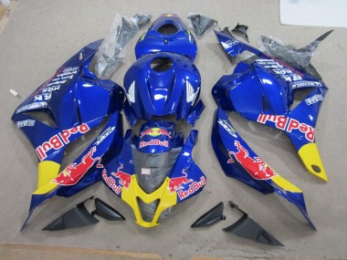 09-12 Blue Red Bull Honda CBR600RR Motorcycle Fairing