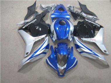 09-12 Blue Silver Black Honda CBR600RR Motorcycle Fairings
