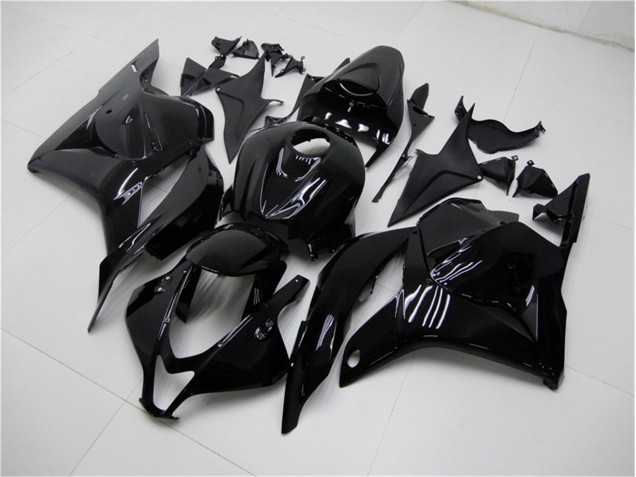 09-12 Glossy Black Honda CBR600RR Motorcycle Fairings