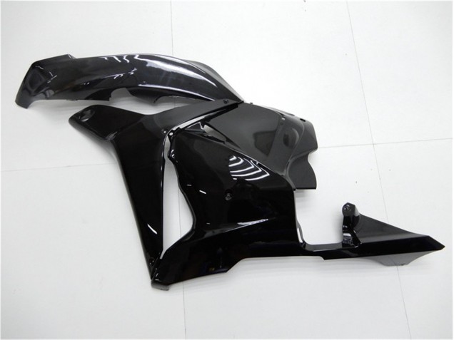09-12 Glossy Black Honda CBR600RR Motorcycle Fairings