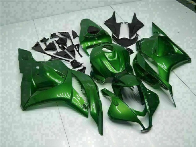 09-12 Green Honda CBR600RR Motorcycle Fairings
