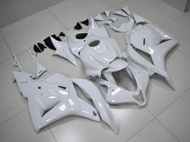 09-12 Pearl White Honda CBR600RR Motorcycle Fairings