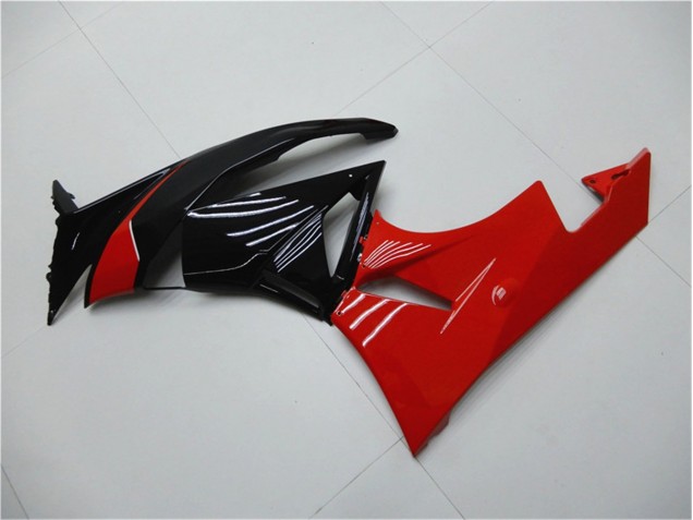 09-12 Red Black Kawasaki ZX6R Motorcycle Fairings 09-12 Red Black Kawasaki ZX6R Motorcycle Fairings