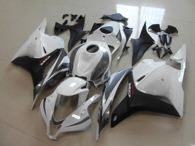 09-12 White Black Grey Honda CBR600RR Motorcycle Fairings