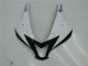 09-12 White Black Honda CBR600RR Motorcycle Fairing