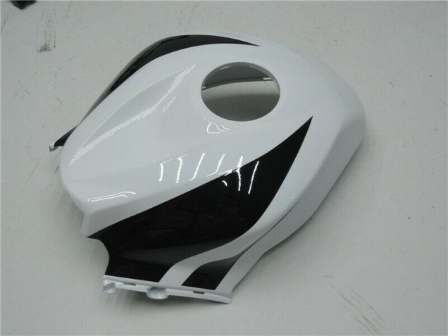 09-12 White Black Honda CBR600RR Motorcycle Fairing