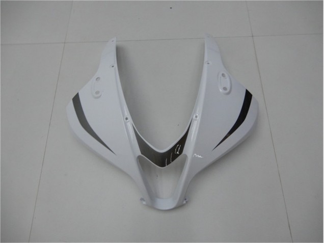 09-12 White Silver Black Honda CBR600RR Motorcycle Fairings