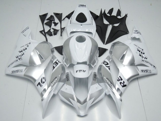 09-12 White Silver Repsol Honda CBR600RR Motorcycle Fairings 09-12 White Silver Repsol Honda CBR600RR Motorcycle Fairings