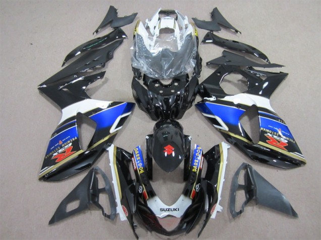 09-16 Black Blue Dark Dog Suzuki GSXR 1000 Motorcycle Fairings 09-16 Black Blue Dark Dog Suzuki GSXR 1000 Motorcycle Fairings