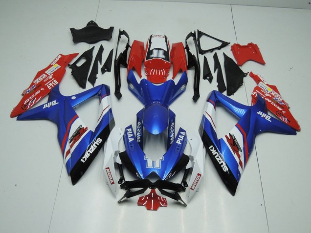 09-16 Blue and Red Suzuki GSXR 1000 Motorcycle Fairings 09-16 Blue and Red Suzuki GSXR 1000 Motorcycle Fairings