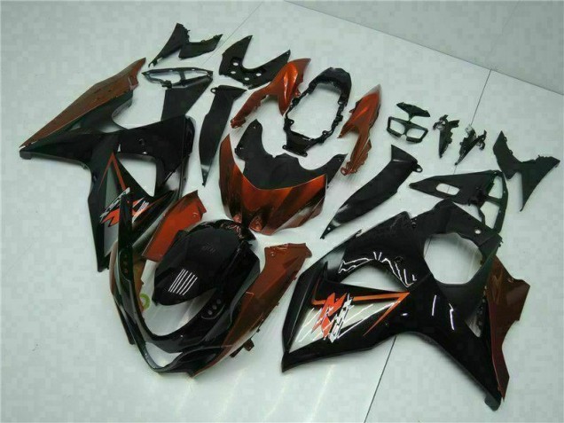 09-16 Brown Black Suzuki GSXR 1000 Motorcycle Fairing 09-16 Brown Black Suzuki GSXR 1000 Motorcycle Fairing