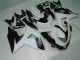 09-16 White Black Suzuki GSXR 1000 Motorcycle Bodywork 09-16 White Black Suzuki GSXR 1000 Motorcycle Bodywork