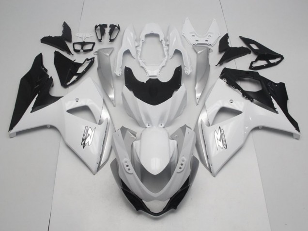 09-16 White OEM Style Suzuki GSXR 1000 Motorcycle Fairings 09-16 White OEM Style Suzuki GSXR 1000 Motorcycle Fairings