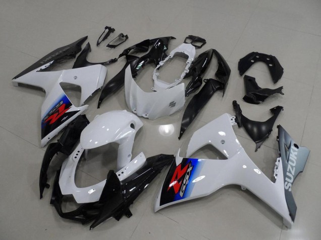 09-16 White Silver Suzuki GSXR 1000 Motorcycle Fairings 09-16 White Silver Suzuki GSXR 1000 Motorcycle Fairings