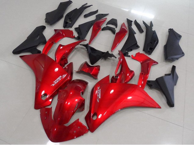 11-13 Red Matte Black Honda CBR250RR Motorcycle Fairings 11-13 Red Matte Black Honda CBR250RR Motorcycle Fairings