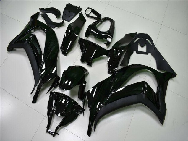 11-15 Glossy Black Kawasaki ZX10R Motorcycle Fairings