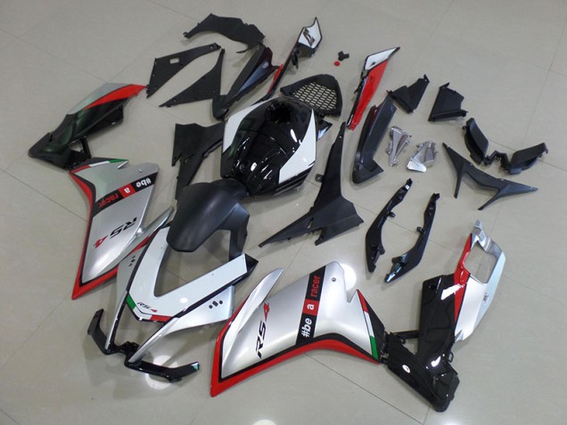 11-18 Black Silver Red Aprilia RS4 50 125 Motorcycle Fairings 11-18 Black Silver Red Aprilia RS4 50 125 Motorcycle Fairings