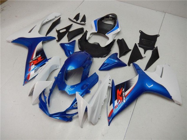 11-21 Blue White Suzuki GSXR 600/750 Motorcycle Bodywork 11-21 Blue White Suzuki GSXR 600/750 Motorcycle Bodywork