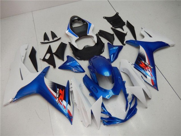 11-21 Blue White Suzuki GSXR 600/750 Motorcycle Bodywork 11-21 Blue White Suzuki GSXR 600/750 Motorcycle Bodywork