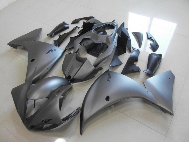 12-14 Dark Grey Yamaha YZF R1 Motorcycle Fairings 12-14 Dark Grey Yamaha YZF R1 Motorcycle Fairings