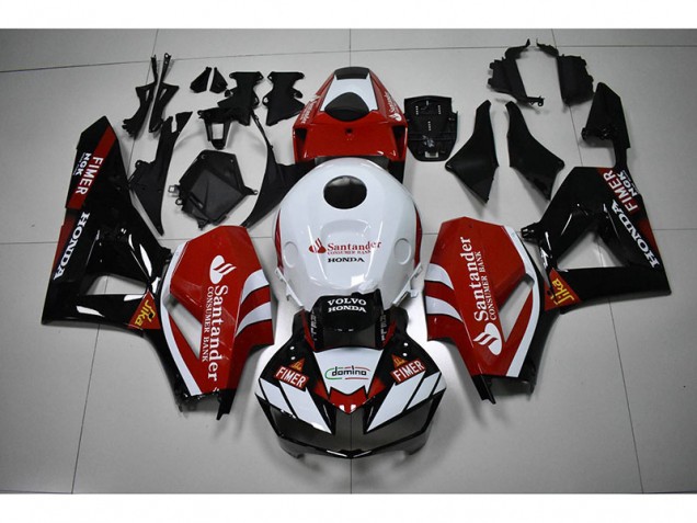 12-16 Black White Red Santander Honda CBR1000RR Motorcycle Fairings 12-16 Black White Red Santander Honda CBR1000RR Motorcycle Fairings