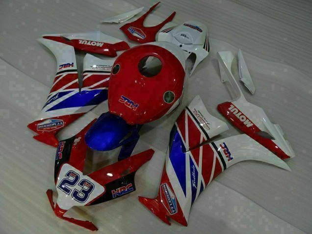 12-16 Red White Blue 23 Honda CBR1000RR Motorcycle Fairings 12-16 Red White Blue 23 Honda CBR1000RR Motorcycle Fairings