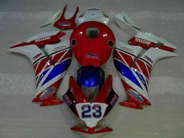 12-16 Red White Blue 23 Honda CBR1000RR Motorcycle Fairings 12-16 Red White Blue 23 Honda CBR1000RR Motorcycle Fairings