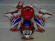 12-16 Red White Blue 23 Honda CBR1000RR Motorcycle Fairings 12-16 Red White Blue 23 Honda CBR1000RR Motorcycle Fairings