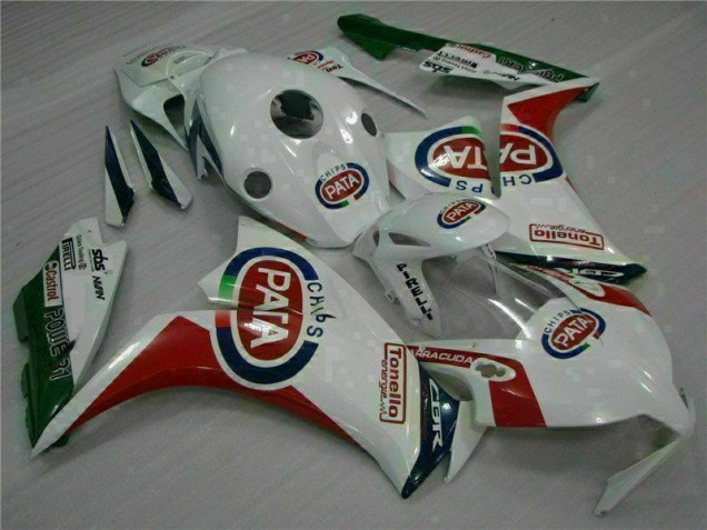 12-16 Red White PATA Honda CBR1000RR Motorcycle Fairing