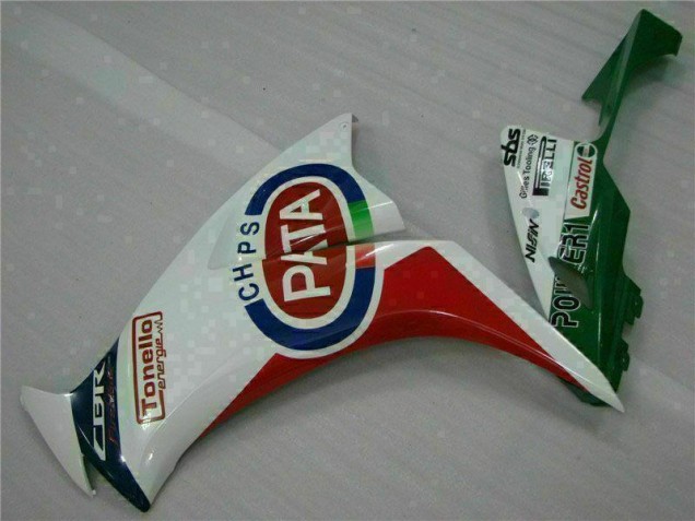 12-16 Red White PATA Honda CBR1000RR Motorcycle Fairing