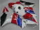 12-16 White Blue Red Honda CBR1000RR Motorcycle Fairing 12-16 White Blue Red Honda CBR1000RR Motorcycle Fairing