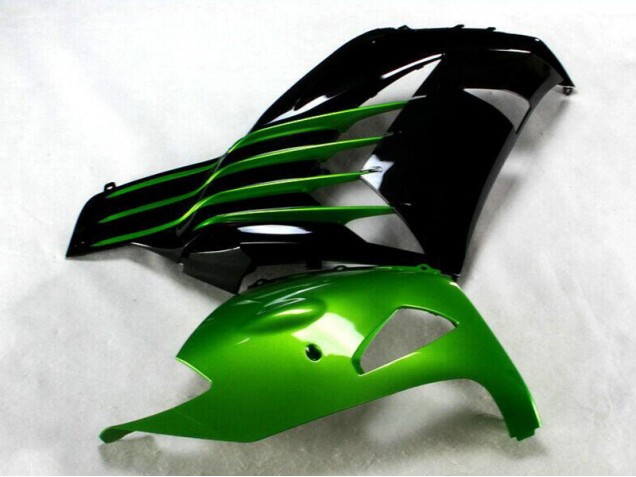 12-21 Black Green Kawasaki ZX14R ZZR1400 Motorcycle Fairing 12-21 Black Green Kawasaki ZX14R ZZR1400 Motorcycle Fairing