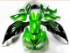 12-21 Black Green Kawasaki ZX14R ZZR1400 Motorcycle Fairing 12-21 Black Green Kawasaki ZX14R ZZR1400 Motorcycle Fairing