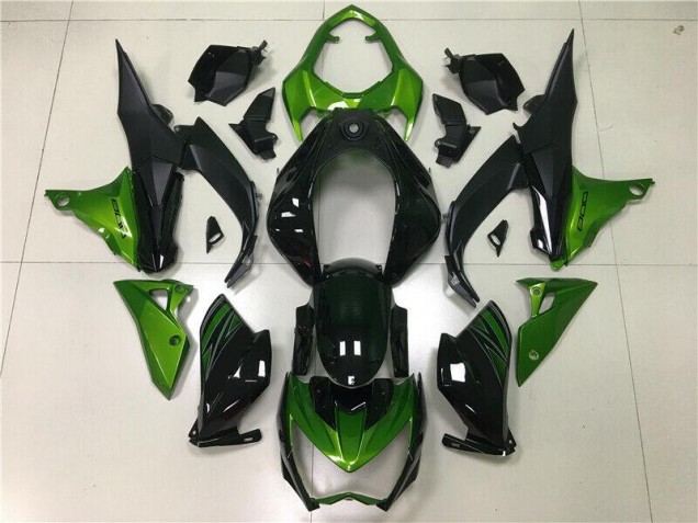 13-16 Green Black Kawasaki Z800 Motorcycle Fairing 13-16 Green Black Kawasaki Z800 Motorcycle Fairing