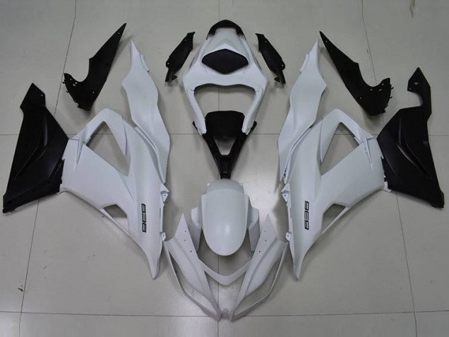 13-18 White Black 636 Kawasaki ZX6R Motorcycle Fairings 13-18 White Black 636 Kawasaki ZX6R Motorcycle Fairings