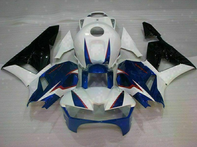 13-21 Blue White Honda CBR600RR Motorcycle Fairings 13-21 Blue White Honda CBR600RR Motorcycle Fairings