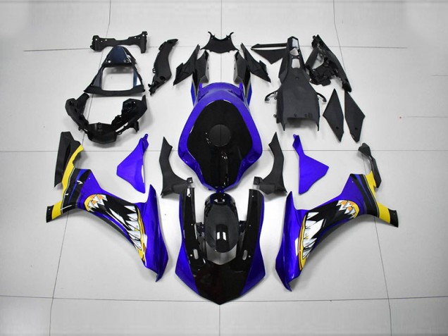 15-19 Blue Black Yamaha YZF R1 Motorcycle Fairings 15-19 Blue Black Yamaha YZF R1 Motorcycle Fairings