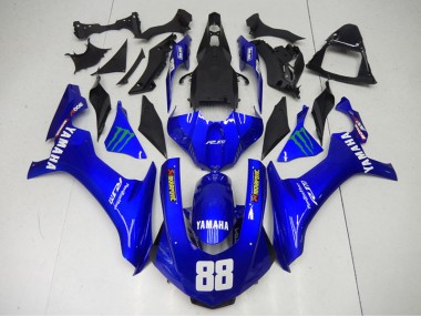 15-19 Blue Monster 88 Yamaha YZF R1 Motorcycle Fairings