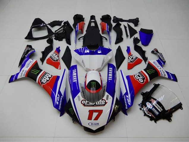 15-19 Blue Red KGN 17 Yamaha YZF R1 Motorcycle Fairings 15-19 Blue Red KGN 17 Yamaha YZF R1 Motorcycle Fairings