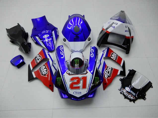 15-19 Blue Red KGN 21 Yamaha YZF R1 Motorcycle Fairings 15-19 Blue Red KGN 21 Yamaha YZF R1 Motorcycle Fairings