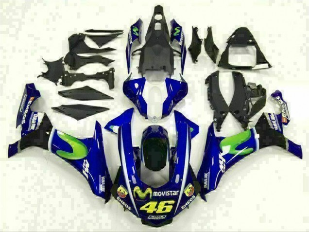 15-19 Blue Yamaha YZF R1 Motorcycle Fairings 15-19 Blue Yamaha YZF R1 Motorcycle Fairings