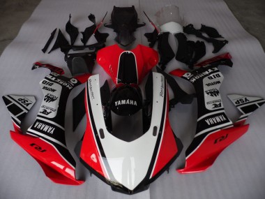 15-19 Red White Black Yamaha YZF R1 Motorcycle Fairings
