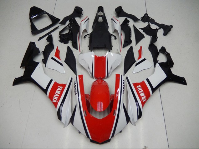 15-19 Red White Yamaha YZF R1 Motorcycle Fairings 15-19 Red White Yamaha YZF R1 Motorcycle Fairings