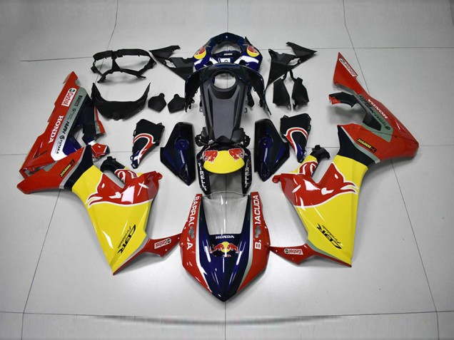 17-20 Blue Yellow Red Red Bull Honda CBR1000RR Motorcycle Fairings 17-20 Blue Yellow Red Red Bull Honda CBR1000RR Motorcycle Fairings